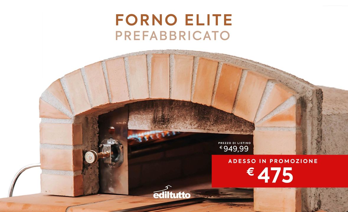 👉 Da Ediltutto trovi in promo il #forno ELITE prefabbricato a soli 475€ 🔥