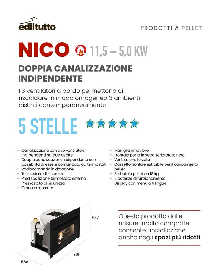 Scopri NICO — calore compatto, potenza sorprendente 🔥
Con NICO di