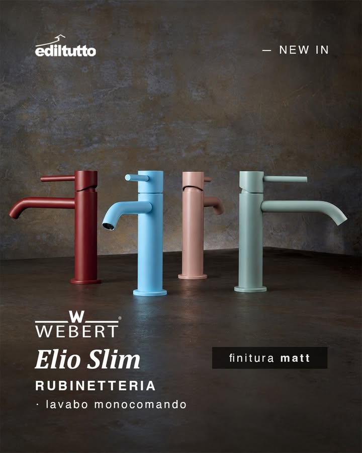 Colore, design e carattere in ogni dettaglio ✨

La nuova rubinetteria