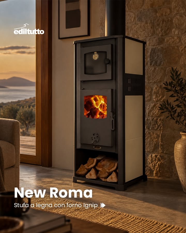 Il calore della legna, con qualcosa in più 🔥
New Roma